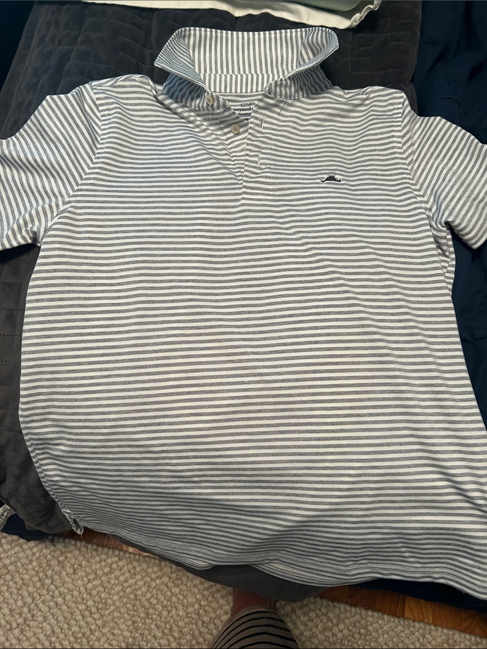 Boys Vineyard Vines Striped Polo Shirt - Martha’s Vineyard